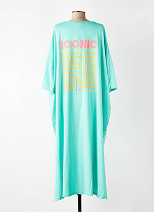 Rochie lungă mâneci lungi mâneci lungi albastru E&F femeie