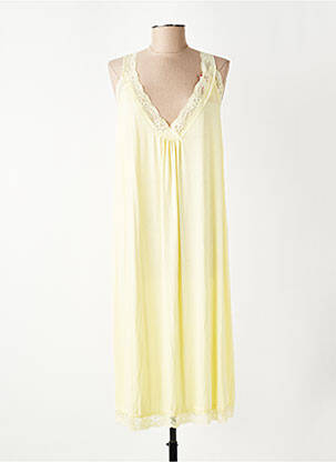 Jupon/fond de rochie broderie galben E&F femeie