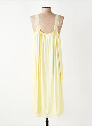 Jupon/fond de rochie broderie galben E&F femeie