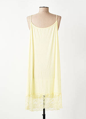 Jupon/fond de rochie broderie galben E&F femeie