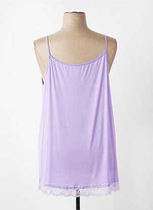 Top elasticitate bretele subțiri violet E&F femeie