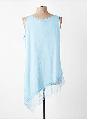 Top elasticitate fără mâneci albastru NEW COLLECTION femeie