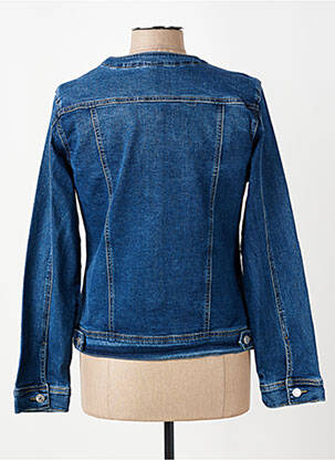Jachete casual guler rotund albastru G-SMACK femeie