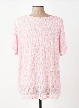 Top elasticitate mâneci scurte roz NEW COLLECTION femeie