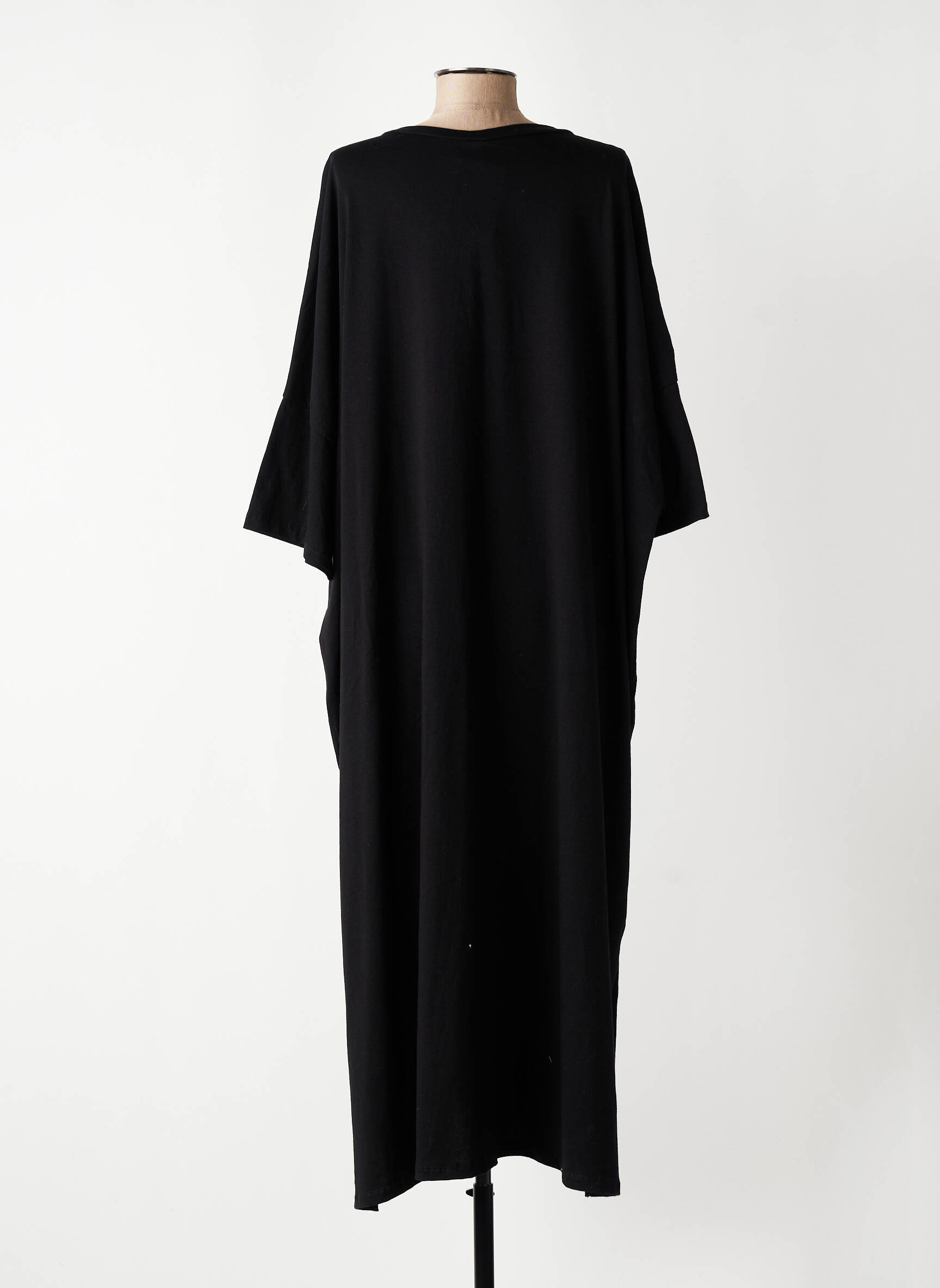 Rochie lungă mâneci lungi mâneci lungi negru E&F femeie