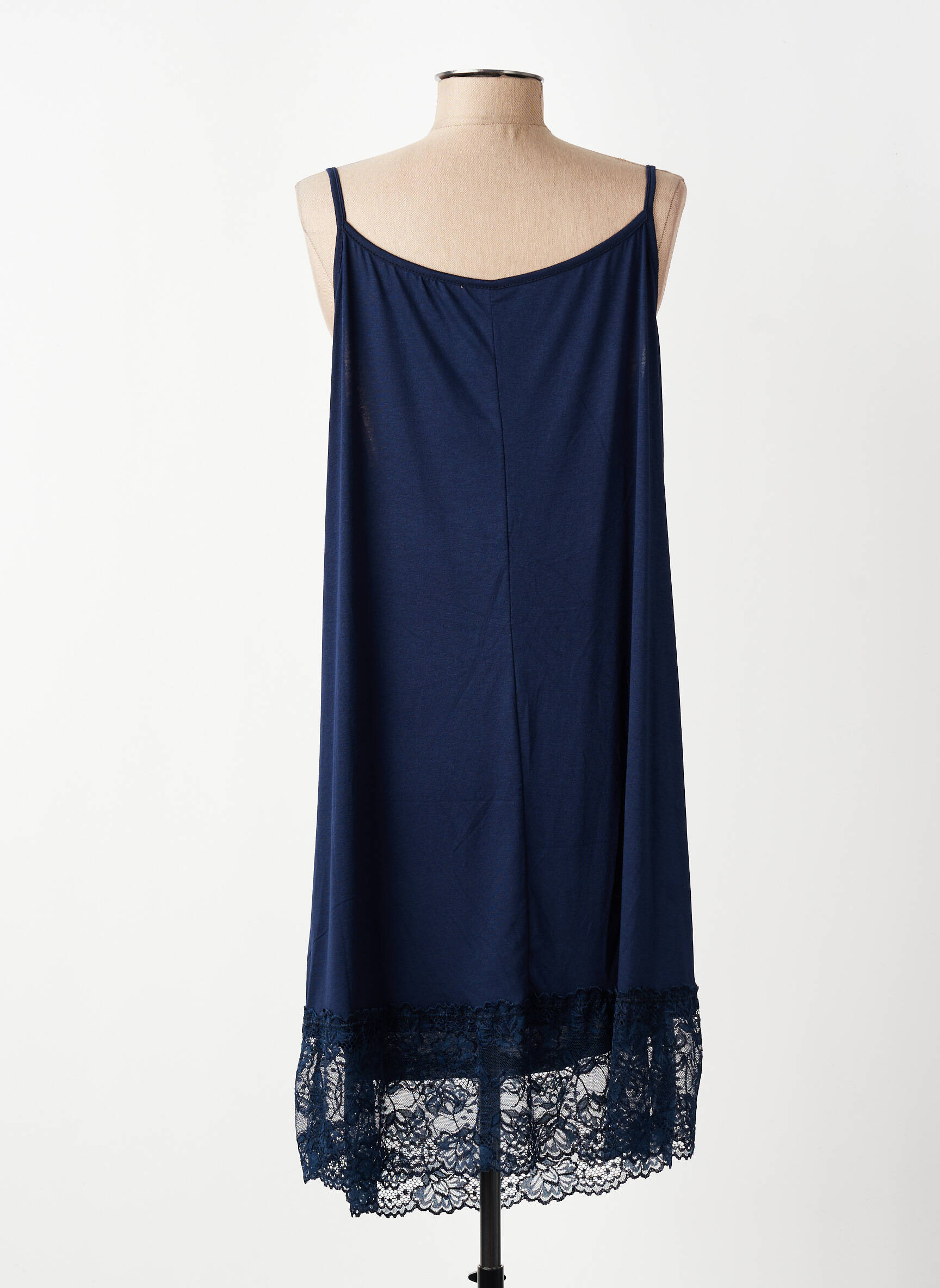 Jupon/fond de rochie broderie albastru E&F femeie
