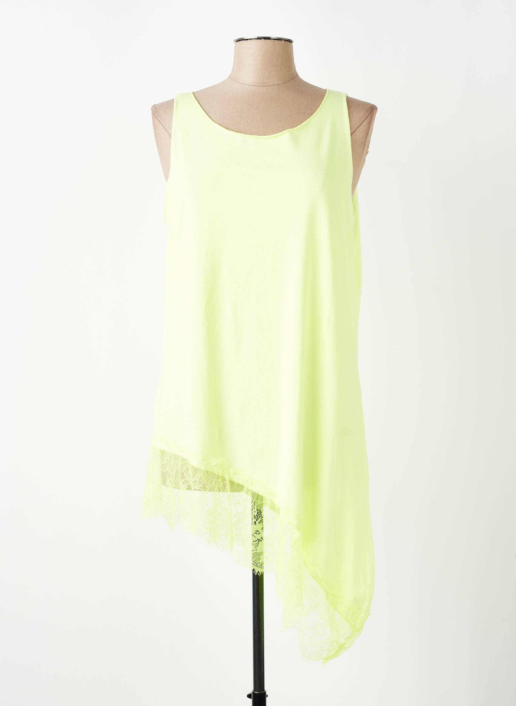 Top elasticitate fără mâneci galben NEW COLLECTION femeie
