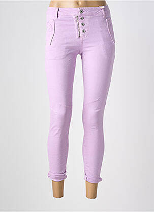 Blugi skinny mărime normală mărime normală violet MELLY & CO femeie