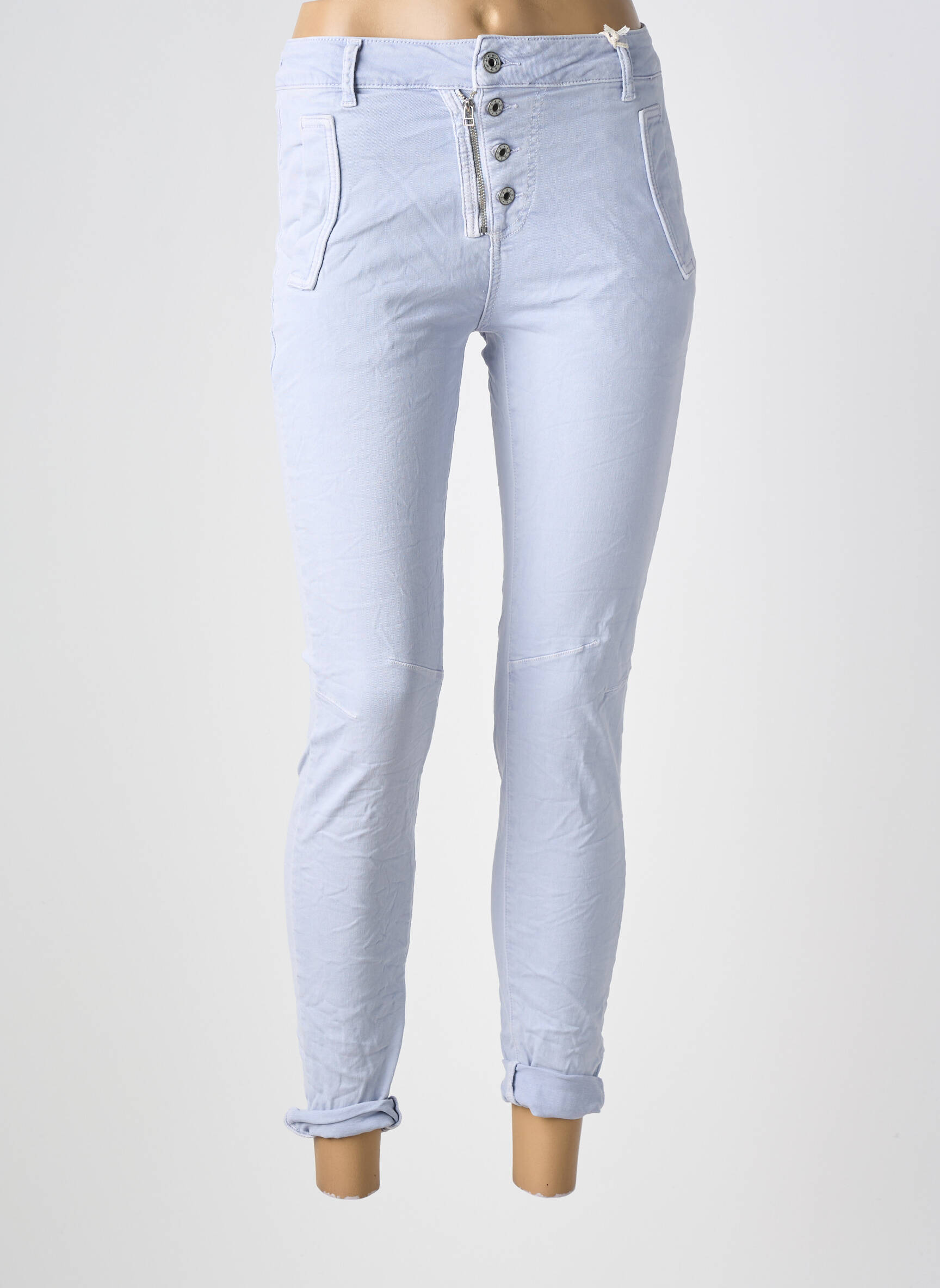 Blugi skinny mărime normală mărime normală albastru MELLY & CO femeie
