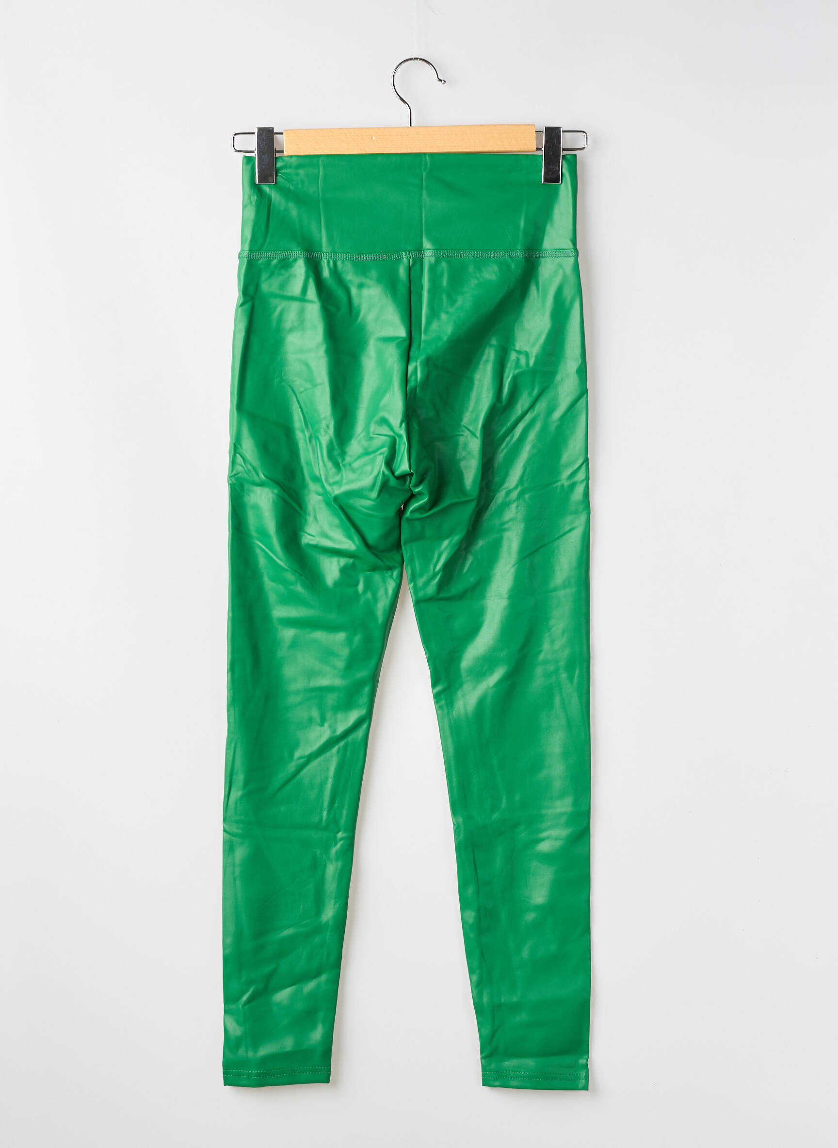 Colant țesătură imitație de piele mărime normală verde PANT'S femeie