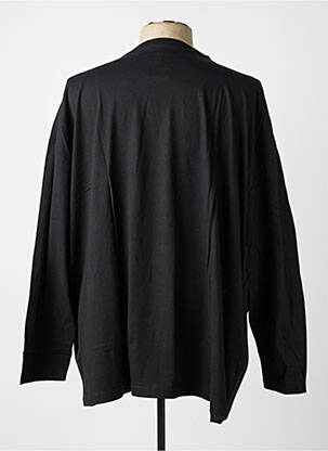 Tricou elasticitate mâneci lungi negru ALLSIZE bărbat