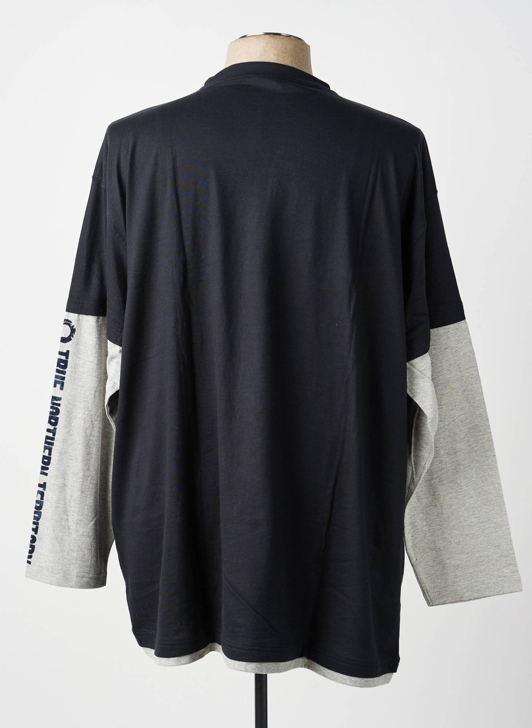 Tricou elasticitate mâneci lungi negru AERO bărbat