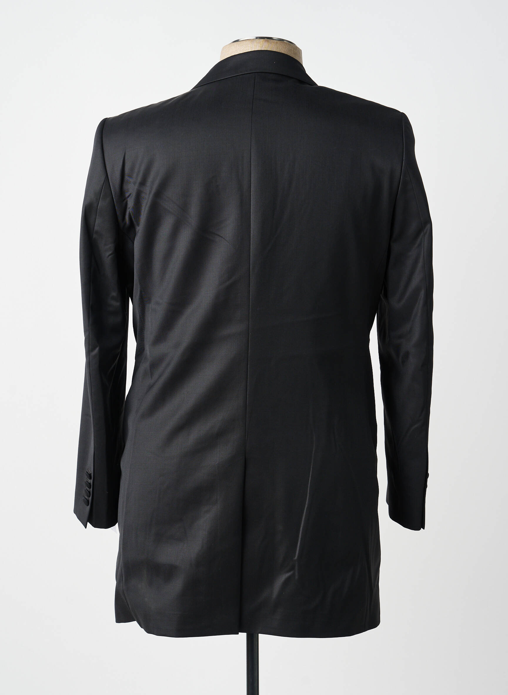 Jachete elegante croială cambrată negru BRANTON bărbat