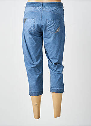 Pantalon trei sferturi elasticitate mărime normală albastru MERI & ESCA femeie