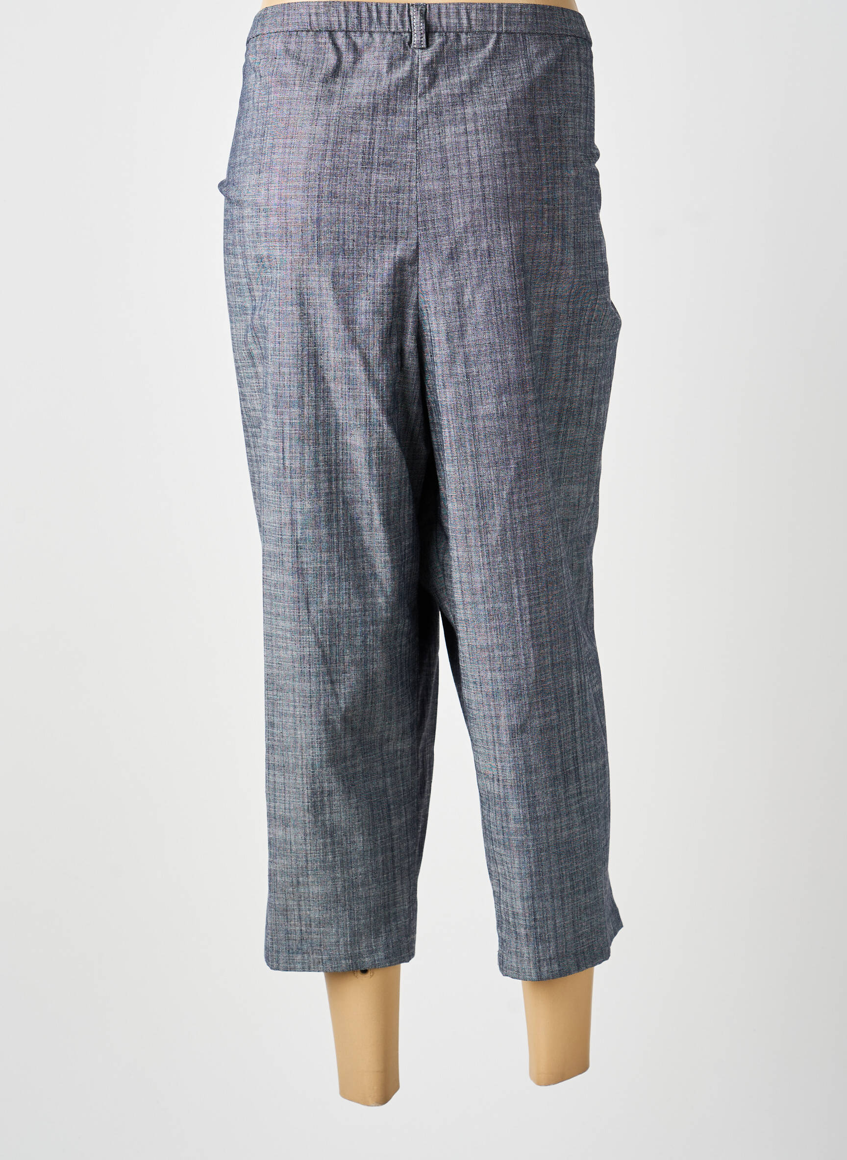 Pantalon trei sferturi elasticitate mărime normală gri GUY DUBOUIS femeie