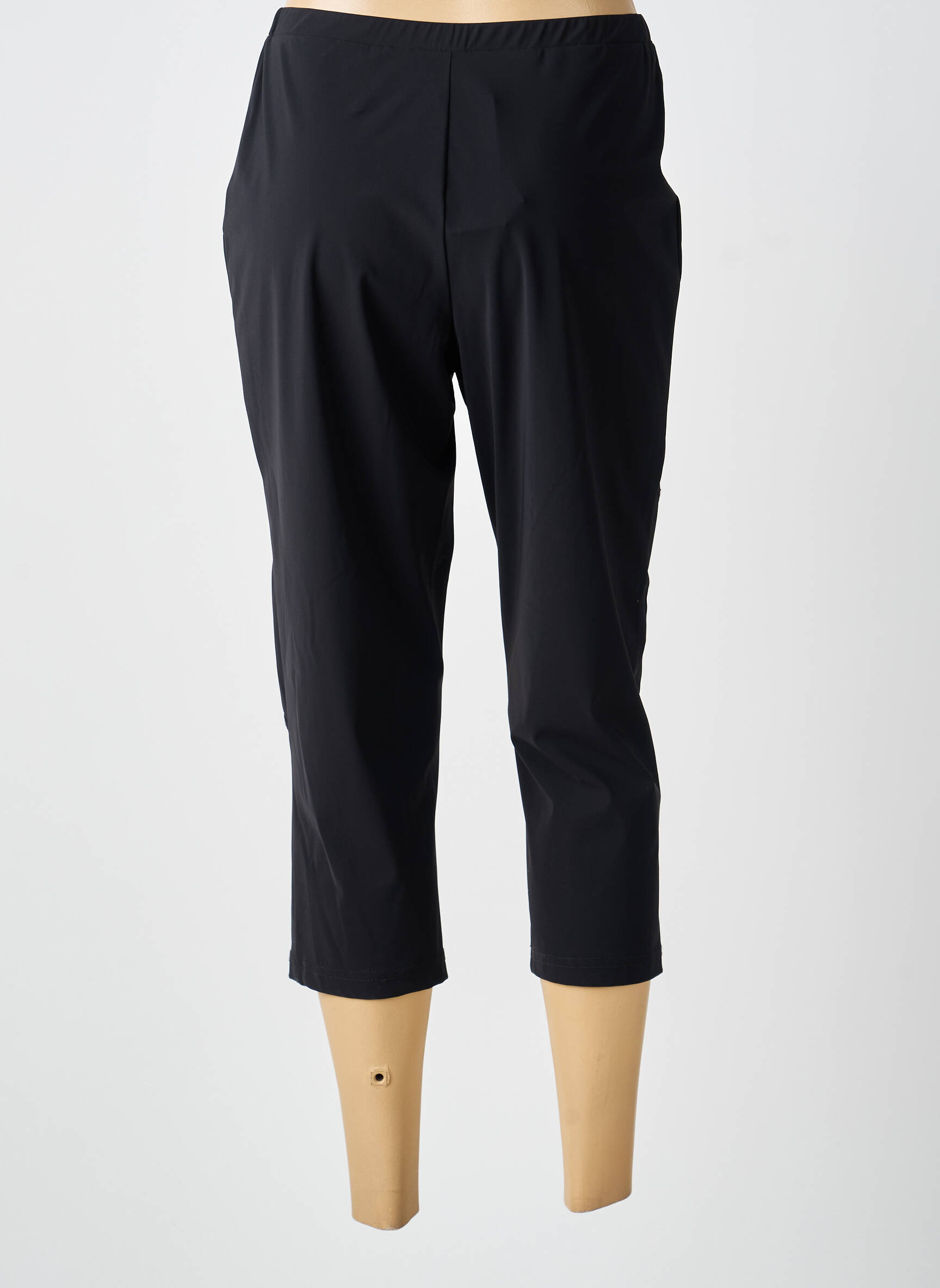 Pantalon trei sferturi elasticitate negru GUY DUBOUIS femeie