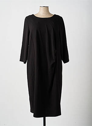 Rochie midi mâneci 3/4 mâneci 3/4 negru GUY DUBOUIS femeie