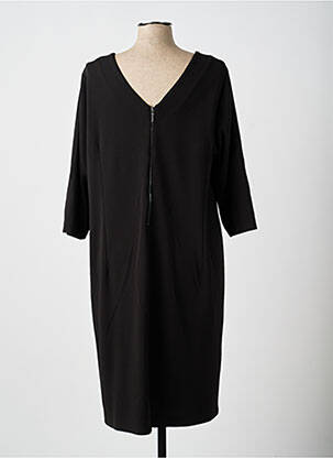 Rochie midi mâneci 3/4 mâneci 3/4 negru GUY DUBOUIS femeie