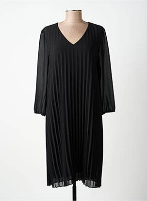 Rochie midi croială fluidă mâneci 3/4 negru STREET ONE femeie