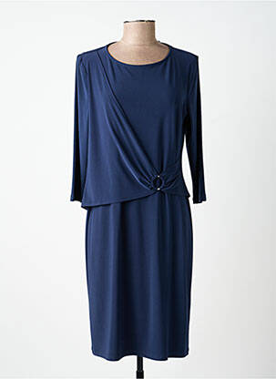 Rochie midi mâneci 3/4 mâneci 3/4 albastru FRANK WALDER femeie