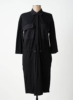 Rochie midi mâneci 3/4 mâneci 3/4 negru TUZZI femeie