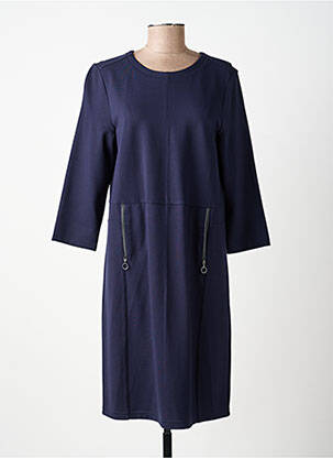 Rochie midi mâneci 3/4 mâneci 3/4 albastru STREET ONE femeie
