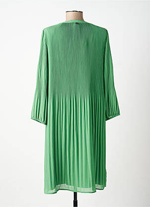 Rochie midi croială fluidă mâneci lungi verde STREET ONE femeie