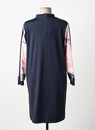 Rochie midi imprimeu fantezie mâneci lungi roz TUZZI femeie