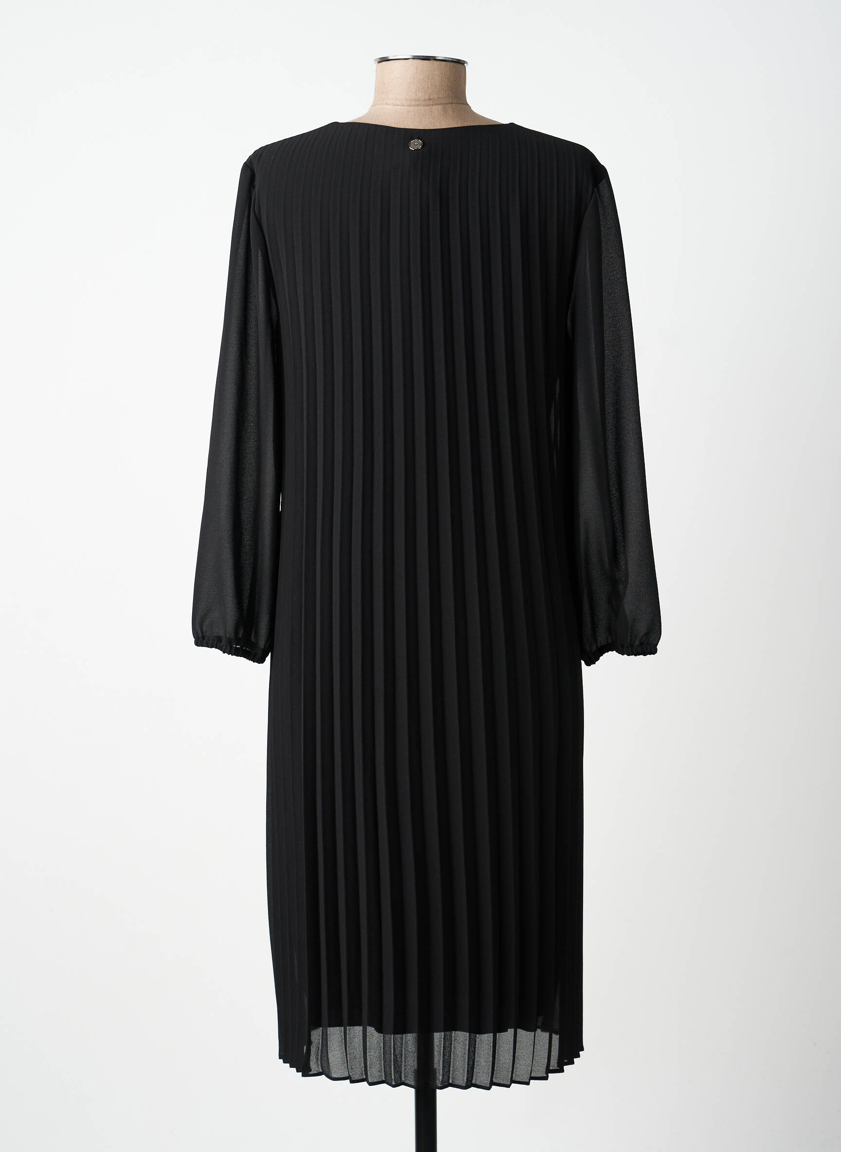 Rochie midi croială fluidă mâneci 3/4 negru STREET ONE femeie