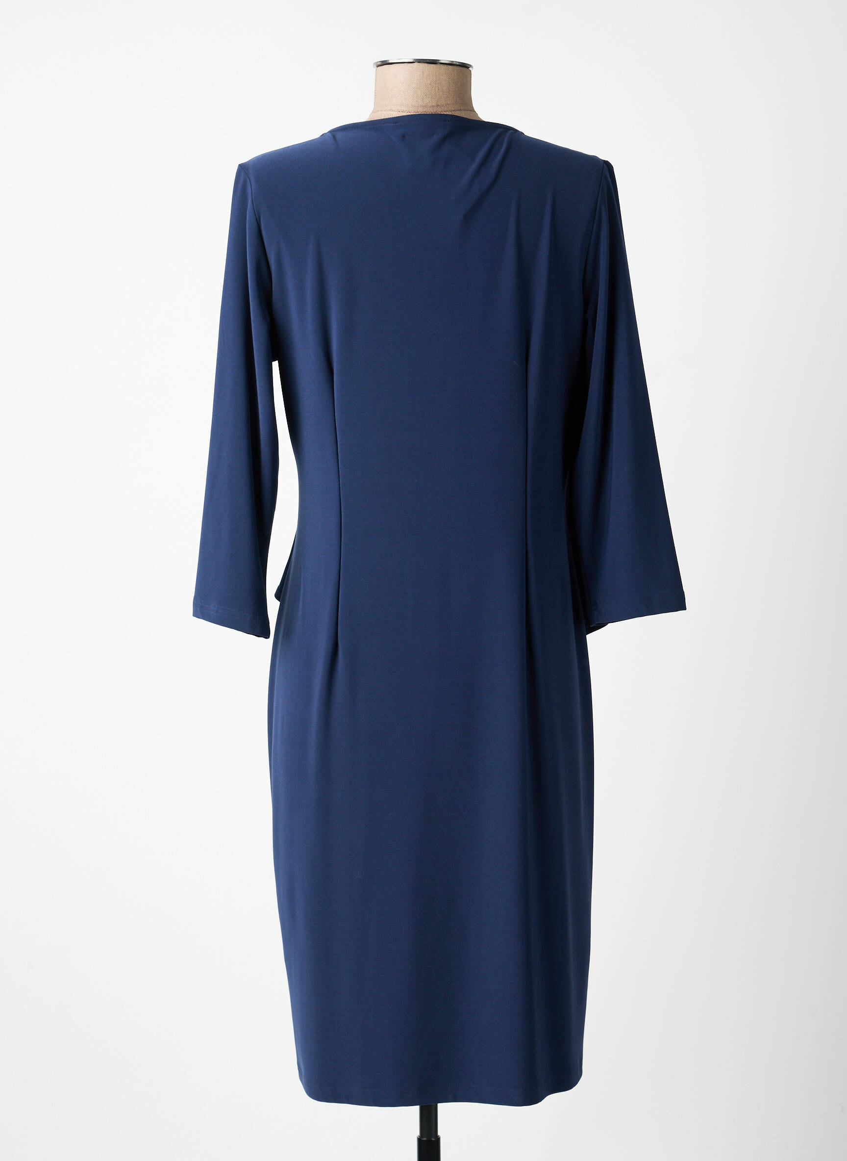 Rochie midi mâneci 3/4 mâneci 3/4 albastru FRANK WALDER femeie