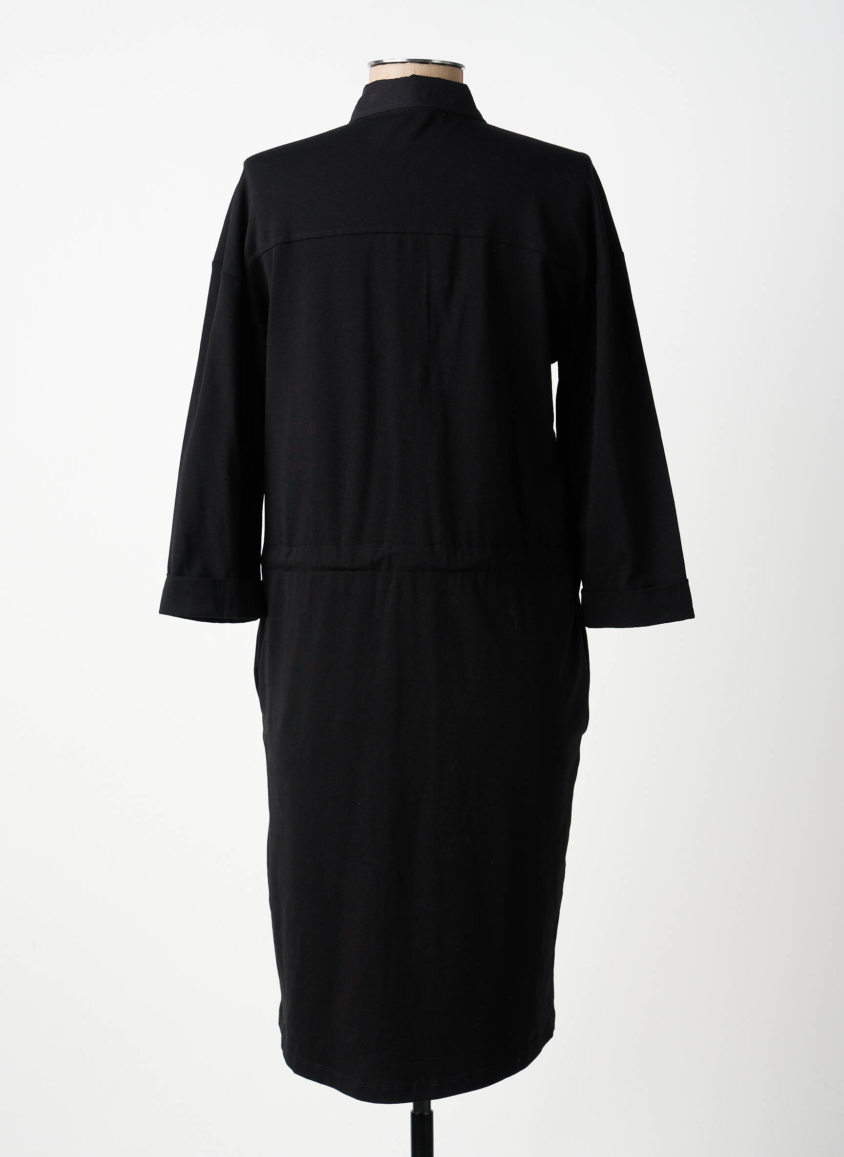 Rochie midi mâneci 3/4 mâneci 3/4 negru TUZZI femeie