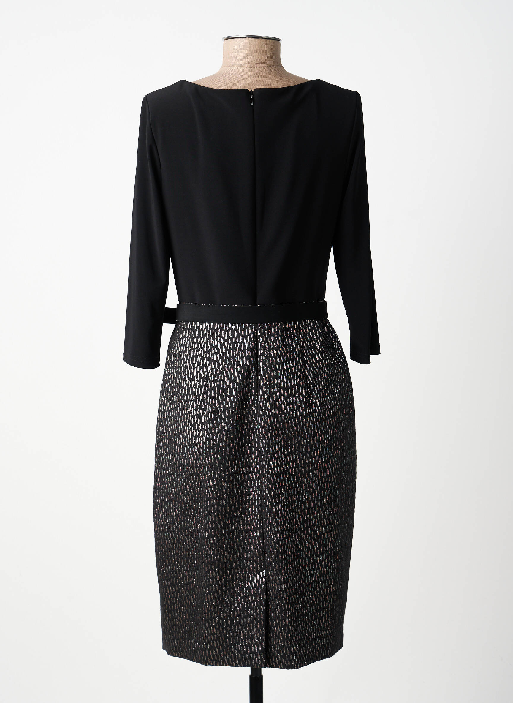 Rochie midi mâneci 3/4 mâneci 3/4 negru JOSEPH RIBKOFF femeie