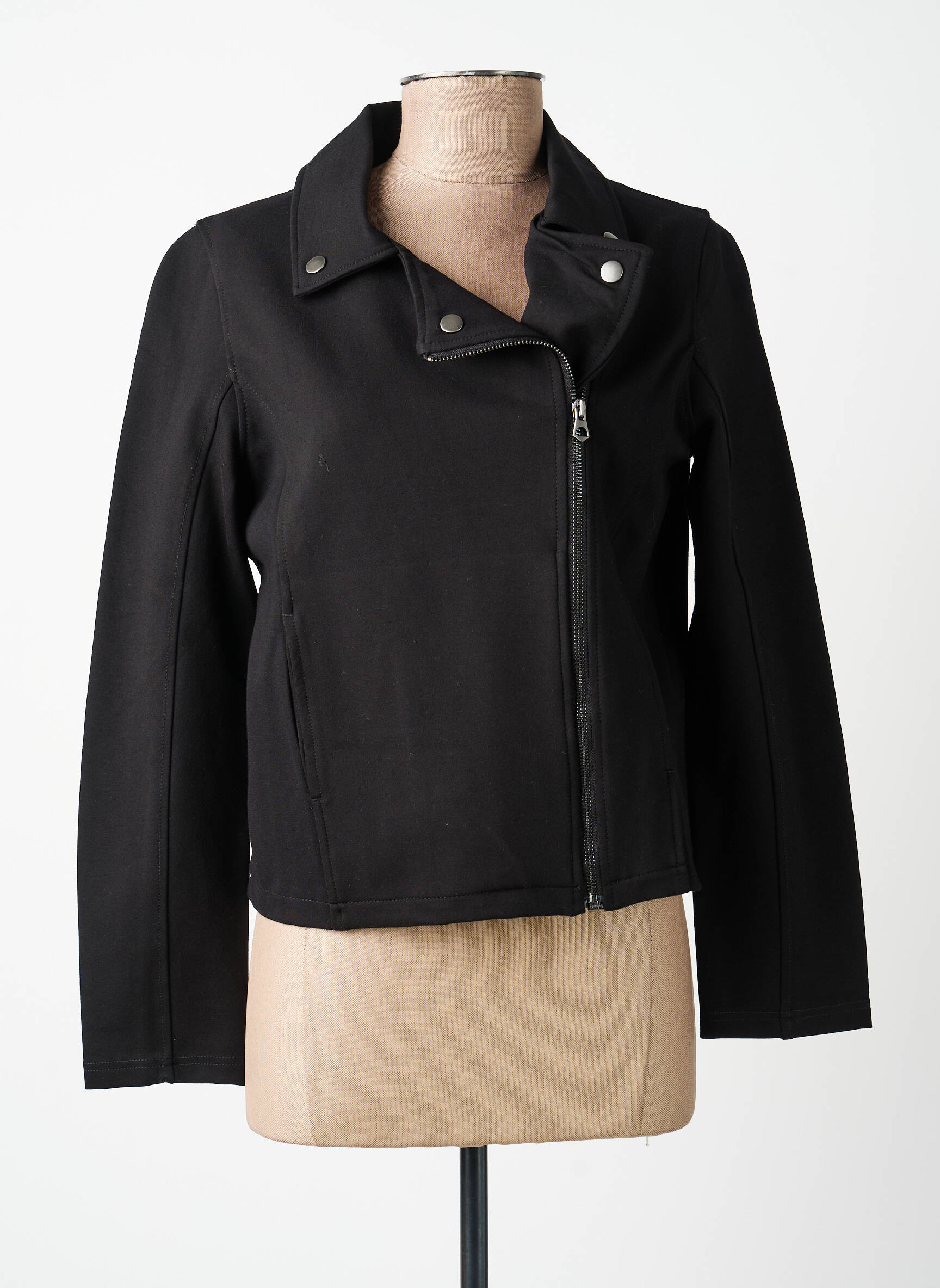 Jachete casual guler tip costum negru ÉTYMOLOGIE femeie