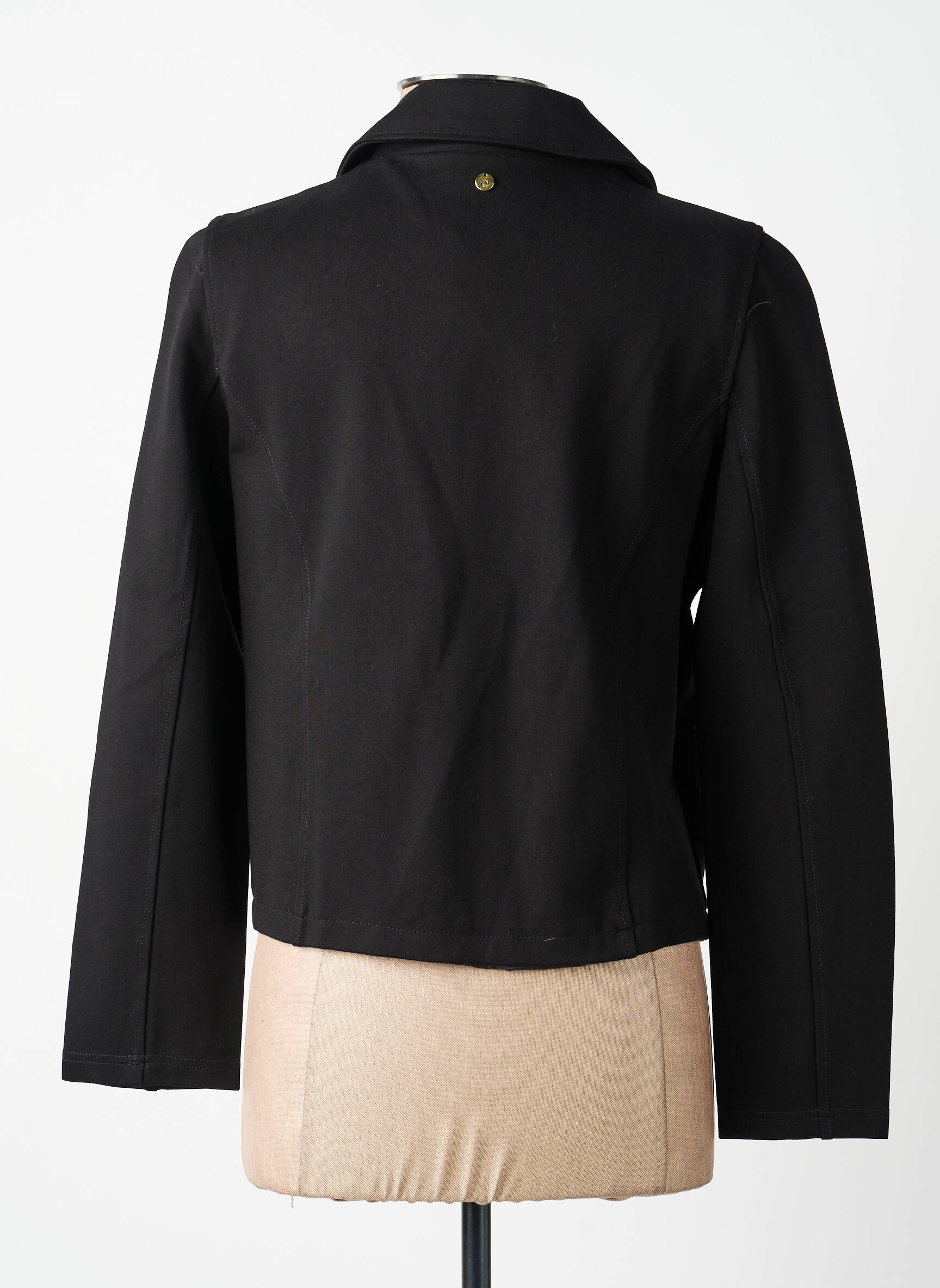 Jachete casual guler tip costum negru ÉTYMOLOGIE femeie