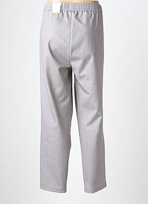 Pantalon slim talie elastică mărime normală gri FRANK WALDER femeie