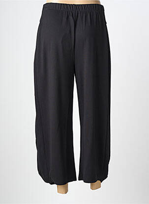 Pantalon larg țesătură poplin mărime normală negru EVER SASSY femeie