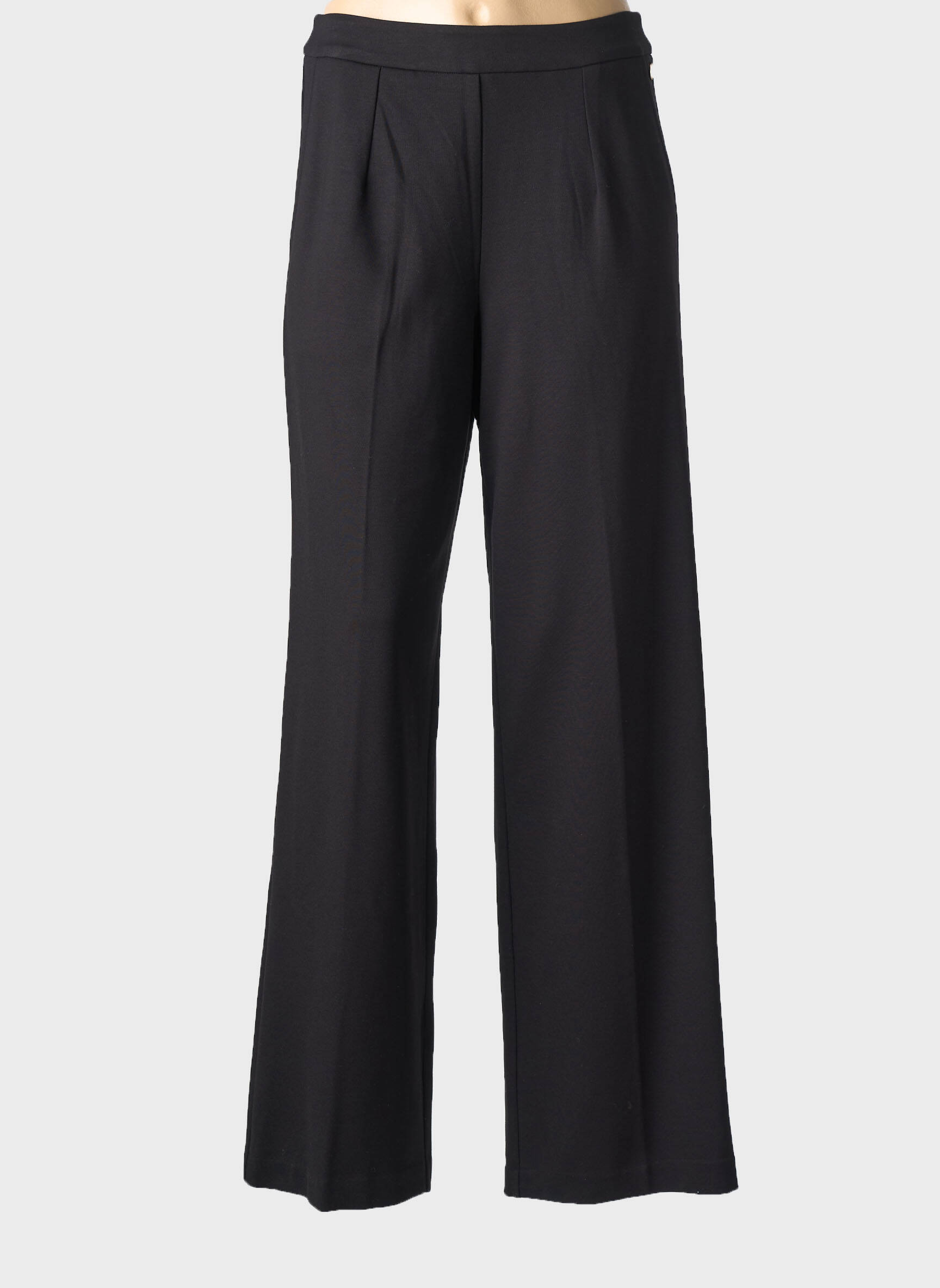 Pantalon drept elasticitate mărime normală negru LOLA ESPELETA femeie