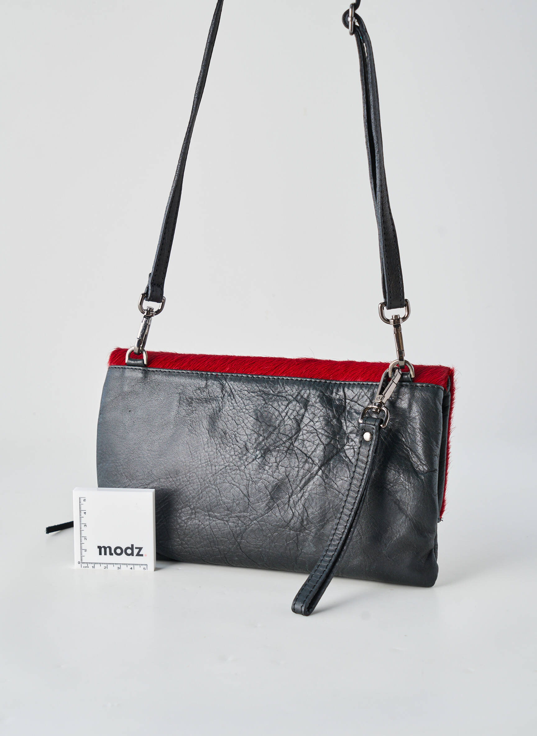 Geantă multibuzunare formă dreptunghiulară negru VIMODA femeie