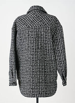 Palton scurt croială dreaptă fără glugă negru THE KOOPLES femeie