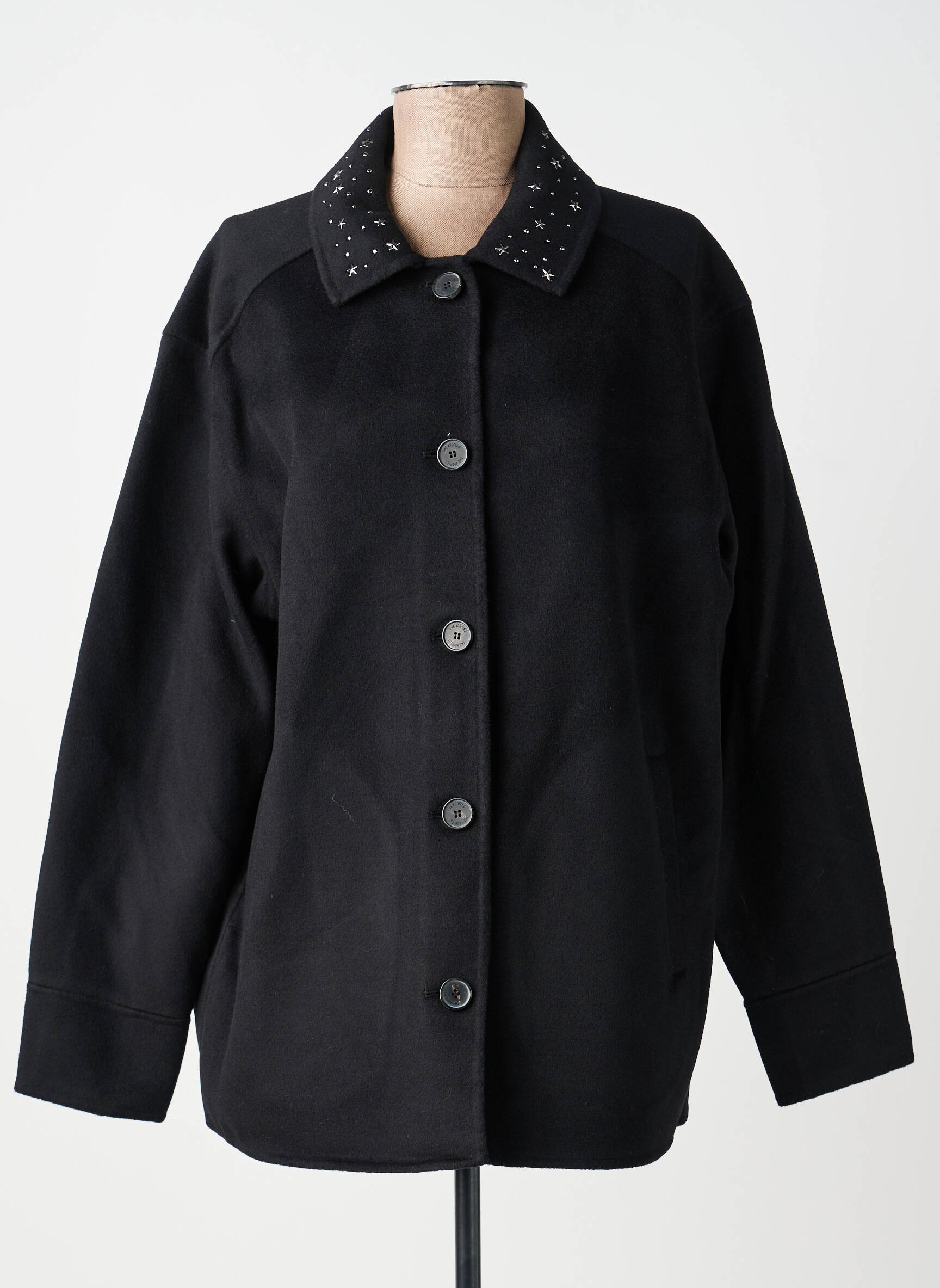 Jachete casual croială dreaptă negru THE KOOPLES femeie