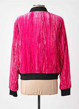 Geacă efect material satinat roz THE KOOPLES femeie