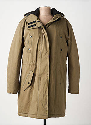 Parka croială dreaptă cu glugă verde THE KOOPLES bărbat