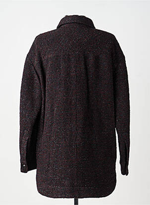 Palton scurt croială dreaptă fără glugă negru THE KOOPLES femeie