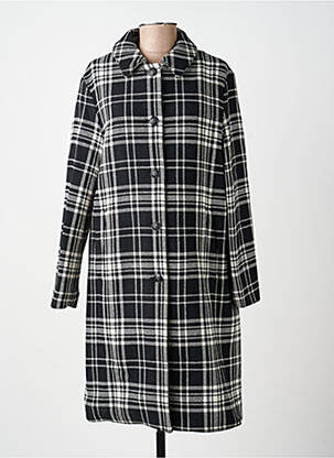 Palton lung croială dreaptă fără glugă negru THE KOOPLES femeie