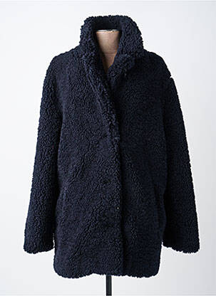 Palton lung croială dreaptă fără glugă albastru THE KOOPLES femeie