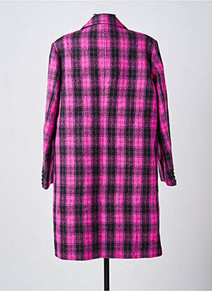 Palton lung croială dreaptă fără glugă violet THE KOOPLES femeie