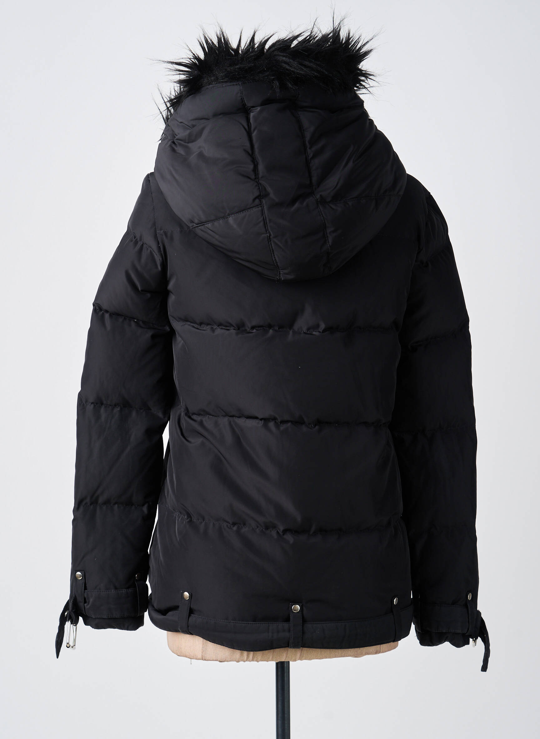 Geacă matlasată mâneci lungi cu glugă negru THE KOOPLES (SPORT) femeie