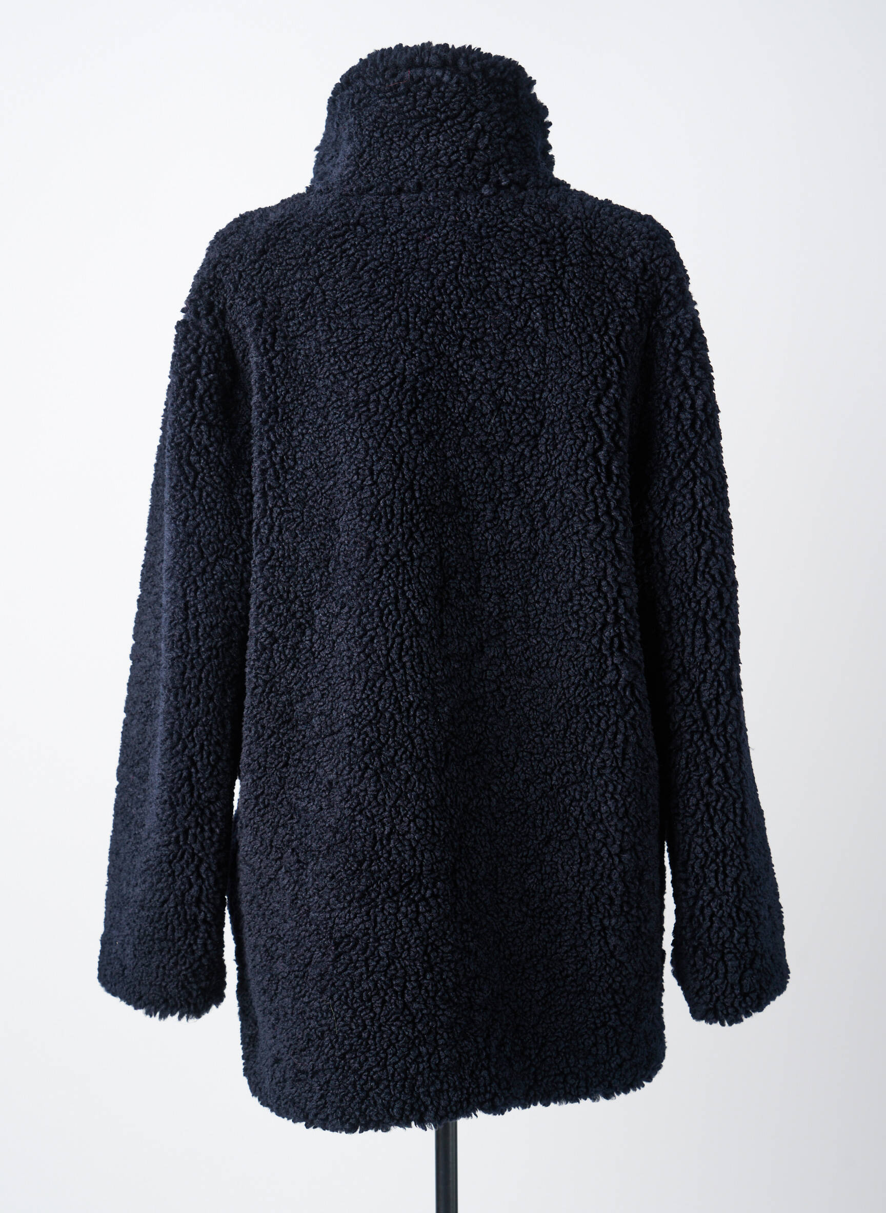Palton lung croială dreaptă fără glugă albastru THE KOOPLES femeie