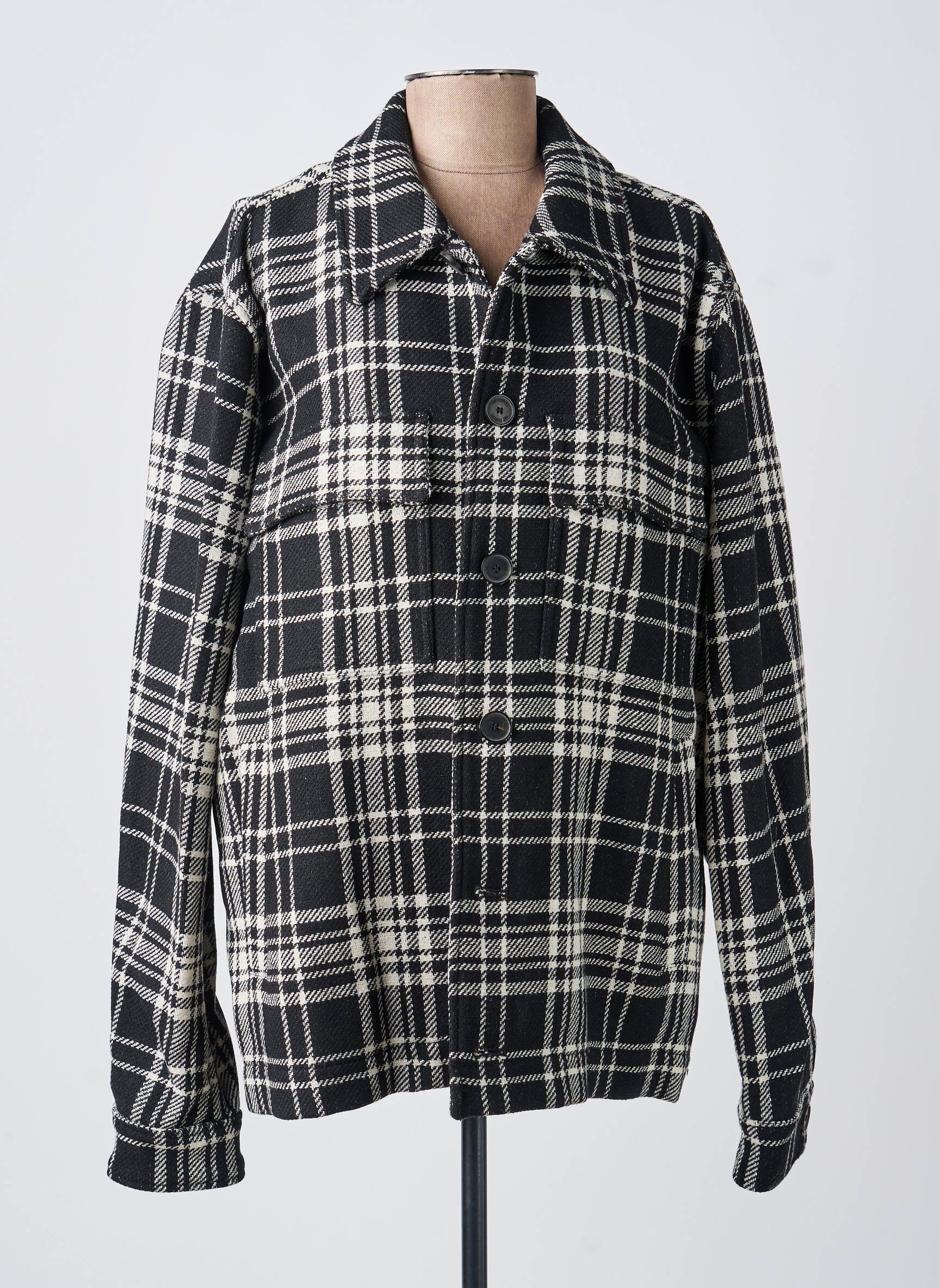 Jachete casual manșete cu nasturi și deschidere gri THE KOOPLES femeie