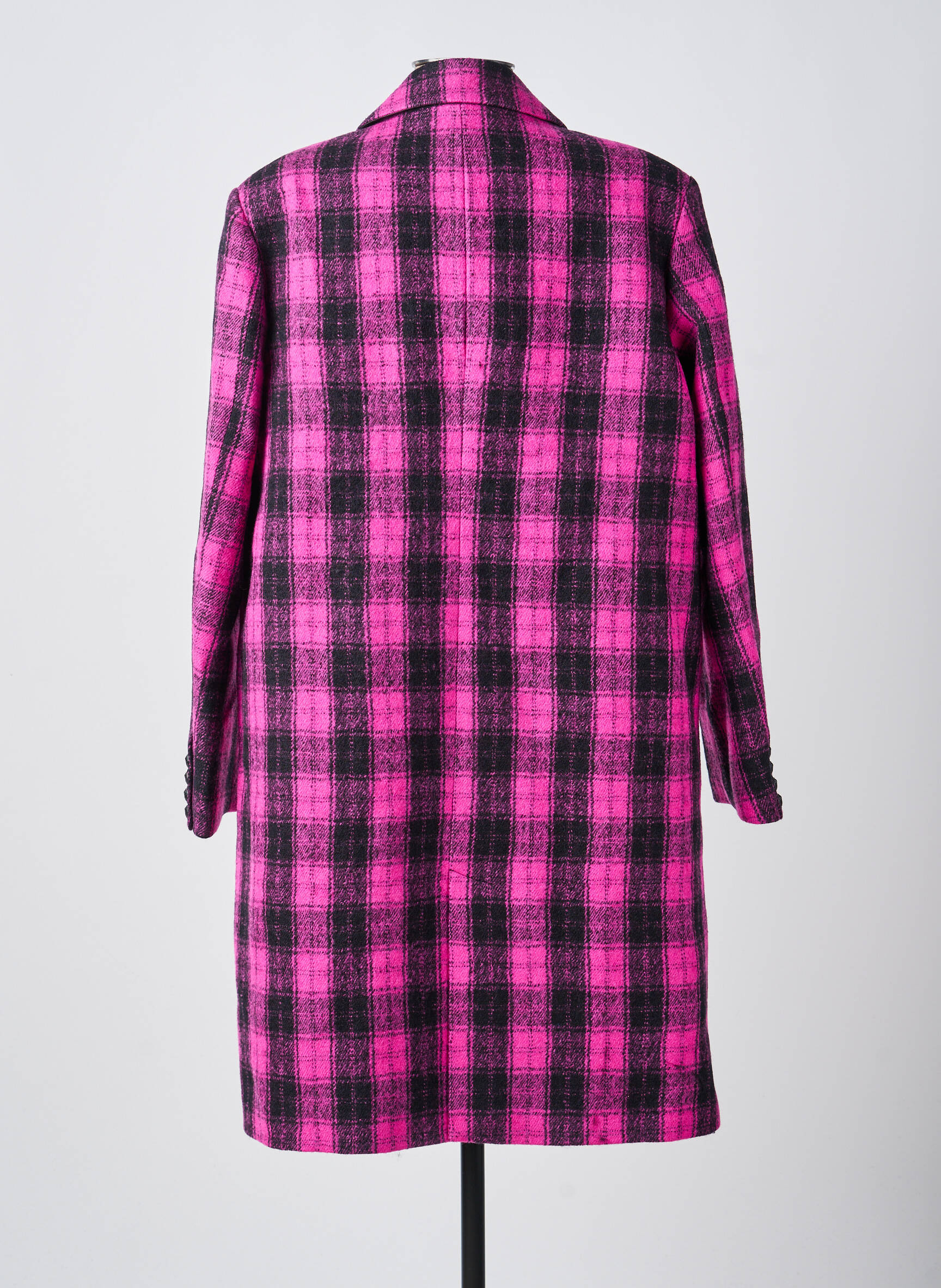 Palton lung croială dreaptă fără glugă violet THE KOOPLES femeie